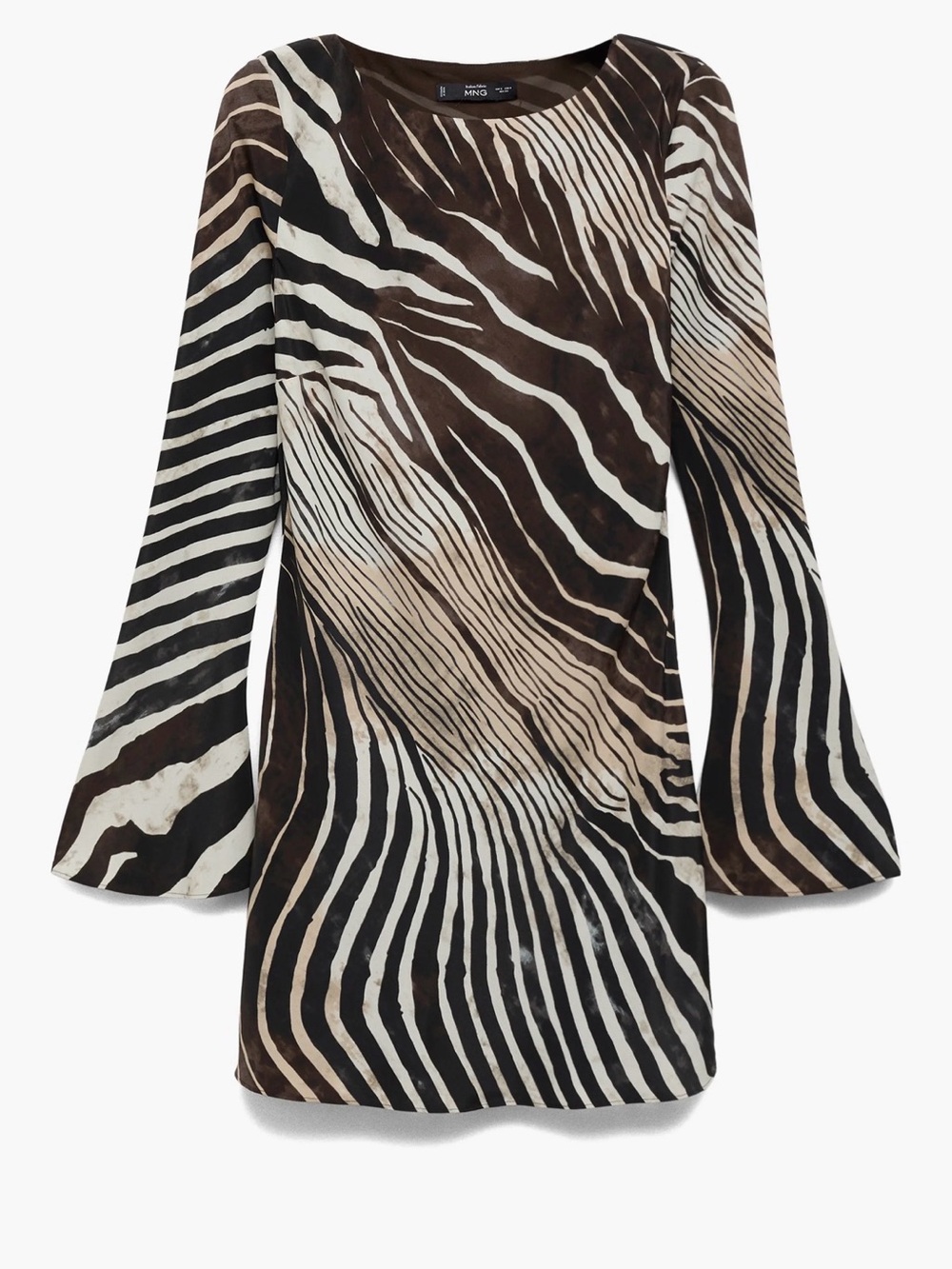Mango Zebra-Print Dress